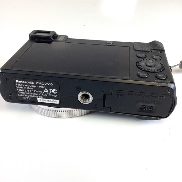 Panasonic Lumix 12.1MP DMC-ZS50 Digital Camera Black Silver Leica Lens w/USB - Picture 9 of 10